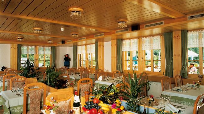 Hotel Edelweiss Blatten Loetschental Restaurace fotografie